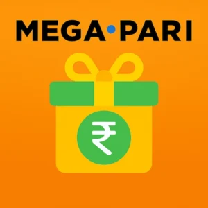 Megapari logo with casino bonus icons showcasing ৳26,000 welcome offer for Bangladeshi users
